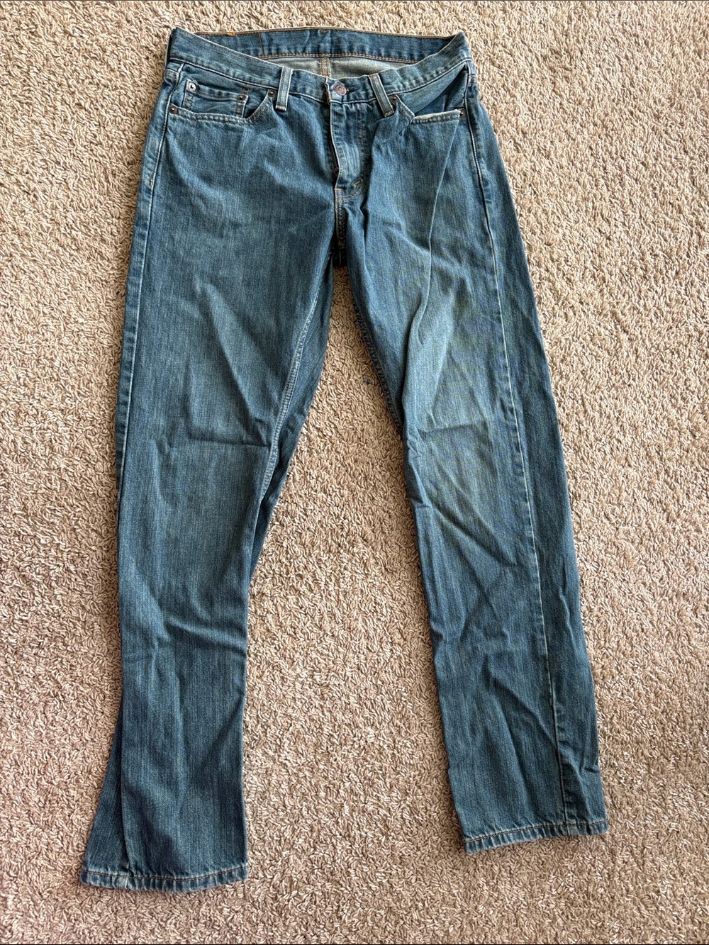 Levi's Men's Blue Straight Leg Jeans